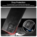 Shock Proof Flip Cover Back Case for Xiaomi Mi Redmi 13C 5G | Magnetic Wallet Leather Case with Stand - Image 4