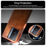 Shock Proof Flip Cover Back Case for Iqoo Z7 5G | Magnetic Wallet Leather Case with Stand - Image 6