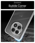 Transparent Back Cover Case for 1+ OnePlus 13R 5G | Raised Bumps for Full Device & Camera Protection Shockproof TPU Silicone Back Case Mobile Cover Transparent - Image 6