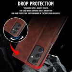 Shock Proof Flip Cover Back Case for Samsung Galaxy A54 5G | Magnetic Wallet Leather Case with Stand - Image 8