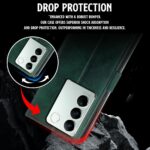 Shock Proof Flip Cover Back Case for Vivo V27 | Magnetic Wallet Leather Case with Stand - Image 4