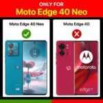 Shock Proof Flip Cover Back Case for Motorola Moto Edge 40 Neo 5G | Magnetic Wallet Leather Case with Stand - Image 2