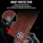 Shock Proof Flip Cover Back Case for Samsung Galaxy A22 5G | Magnetic Wallet Leather Case with Stand - Image 6