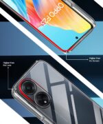 Crystal Clear Transparent Back Case Cover for Oppo F23 5G | Full Device & Camera Protection Shockproof TPU | Flexible Silicone Back Cover Case Transparent - Image 8