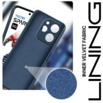 Back Cover for Tecno Pop 9 5G | Tecno Spark 30C 5G | Ultra Slim Soft Rubberised Case | Inner Velvet Fabric Lining | Matte Silicone Flexible Mobile Case | Camera Protection - Blue - Image 3