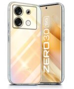 Crystal Clear Transparent Back Case Cover for Infinix Zero 30 5G | Full Device & Camera Protection Shockproof TPU | Flexible Silicone Back Cover Case Transparent - Image 2