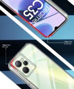 Ultra-Hybrid Crystal Clear Back Case Cover for Realme Narzo 50A Prime | Realme C35 | Hard Back | Slim Fit Shockproof Design | Camera Protection Bump | Back Cover Case (PC,TPU |Transparent) - Image 5