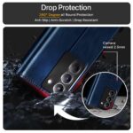 Shock Proof Flip Cover Back Case for Realme 14X 5G | Magnetic Wallet Leather Case with Stand - Image 8