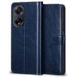 Shock Proof Flip Cover Back Case for Oppo F23 5G | Magnetic Wallet Leather Case with Stand - Image 2
