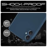 Back Cover for Samsung Galaxy F05 | M05 | A05 | Ultra Slim Soft Rubberised Case | Inner Velvet Fabric Lining | Matte Silicone Flexible Mobile Case | Camera Protection - Blue - Image 6