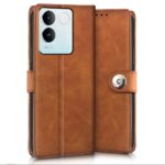 Shock Proof Flip Cover Back Case for Iqoo Z7 Pro | Magnetic Wallet Leather Case with Stand - Image 3