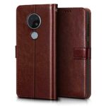 Shock Proof Flip Cover Back Case for Nokia 6.2 | Magnetic Wallet Leather Case with Stand - Image 2
