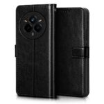 Shock Proof Flip Cover Back Case for Realme 14 Pro Plus 5G | Magnetic Wallet Leather Case with Stand - Image 2