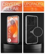 Crystal Clear Transparent Back Cover Case Compatible with Motorola Moto Edge 50 Ultra Shockproof Flexible TPU Silicone Case with Full Body & Camera Protection Transparent - Image 4