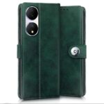 Shock Proof Flip Cover Back Case for Vivo Y100 5G | Magnetic Wallet Leather Case with Stand - Image 2