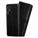 Shock Proof Flip Cover Back Case for Tecno Pop 6 Pro | Magnetic Wallet Leather Case with Stand - Image 2