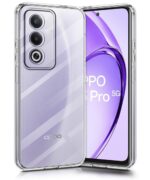 Crystal Clear Transparent Back Cover Case Compatible with Oppo A3 Pro 5G & Oppo K12x 5G Shockproof Flexible TPU Silicone Case with Full Body & Camera Protection Transparent - Image 2