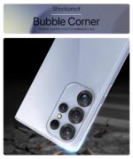 Transparent Back Cover Case for Samsung Galaxy S25 Ultra 5G | Raised Bumps for Full Device & Camera Protection Shockproof TPU Silicone Back Case Mobile Cover Transparent - Image 5