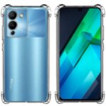 Crystal Clear Transparent Back Case Cover for Infinix Note 12 Turbo | Full Device & Camera Protection Shockproof TPU Silicone Back Cover Case Transparent - Image 2