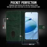 Shock Proof Flip Cover Back Case for Mi Redmi 12 5G | Magnetic Wallet Leather Case with Stand - Image 4