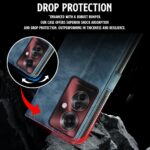 Shock Proof Flip Cover Back Case for Oppo F25 Pro 5G | Magnetic Wallet Leather Case with Stand - Image 8