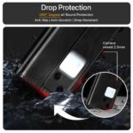 Shock Proof Flip Cover Back Case for Vivo V30 | Magnetic Wallet Leather Case with Stand - Image 5