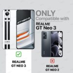 Shock Proof Flip Cover Back Case for Realme Gt Neo 3 5G | Magnetic Wallet Leather Case with Stand - Image 2