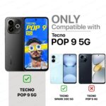 Shock Proof Flip Cover Back Case for Tecno Pop 9 5G | Magnetic Wallet Leather Case with Stand - Image 2