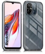Ultra-Hybrid Clear Back Case Cover Designed for Redmi 12C | Poco C55 | Sleek Hard Back | Non-Yellowing | Cushion Edge Technology Shockproof Drop & Camera Protection Bump Transparent - Image 2