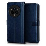 Shock Proof Flip Cover Back Case for Realme 14 Pro Plus 5G | Magnetic Wallet Leather Case with Stand - Image 2