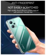Crystal Clear Transparent Back Case Cover for Redmi Note 12 5G | Poco X5 5G | Full Device & Camera Prorection Shockproof TPU Silicone Back Cover Case Transparent - Image 6