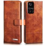 Shock Proof Flip Cover Back Case for Redmi Note 11T 5G | Magnetic Wallet Leather Case with Stand