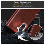 Shock Proof Flip Cover Back Case for 1+ Oneplus Nord Ce 5 5G | Magnetic Wallet Leather Case with Stand - Image 8