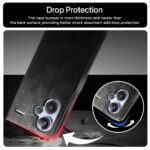 Shock Proof Flip Cover Back Case for Xiaomi Mi Redmi Note 13 Pro Plus 5G | Magnetic Wallet Leather Case with Stand - Image 8