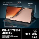 Shock Proof Flip Cover Back Case for Realme P3 5G | Magnetic Wallet Leather Case with Stand - Image 8