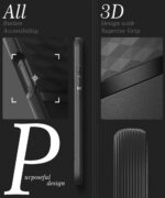 Back Cover for Vivo Y300 5G with Hexa Cube Design | Ultra Slim Soft Rubberised Case | Inner Velvet Fabric | Matte Silicone Flexible Mobile Case | Camera Protection - Grey - Image 5