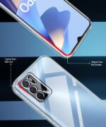 Crystal Clear Transparent Back Case Cover for Oppo A16 | Full Device & Camera Protection Shockproof TPU Silicone Back Cover Case Transparent - Image 5