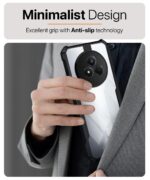 kelpuj Shock Proof Clear Protective Back Case for Realme Narzo 80 Pro 5G - AirEDGE Technology | 360 Degree Camera Protection | Transparent Hybrid Back Case Mobile Cover - Black - Image 8