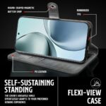 Shock Proof Flip Cover Back Case for Realme 14 Pro Plus 5G | Magnetic Wallet Leather Case with Stand - Image 5