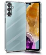 Crystal Clear Transparent Back Case Cover for Samsung Galaxy M15 5G Prime Edition | M15 5G | F15 5G | Device & Camera Protection Shockproof TPU | Flexible Silicone Case Transparent - Image 4