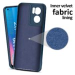 kelpuj Back Case Cover for 1+ Nord CE 2 5G Slim Ultra Soft Rubberised | Inner Velvet Fabric Lining | Matte Silicone Flexible Camera Protection Back Case for 1+ OnePlus Nord CE 2 5G - Blue - Image 2