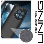 Back Cover for 1+ OnePlus 13 5G | Ultra Slim Soft Rubberised Case | Inner Velvet Fabric Lining | Matte Silicone Flexible Mobile Case | Camera Protection - Black - Image 3