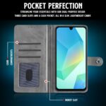Shock Proof Flip Cover Back Case for Samsung Galaxy A16 5G | Magnetic Wallet Leather Case with Stand - Image 4