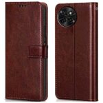 Shock Proof Clear Back Case Mobile Cover for Itel S23 (Hard | Hybrid PC + TPU | Full Armour Device & Camera Protection | Black)