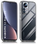 Ultra-Hybrid Crystal Clear Back Case Cover for Xiaomi Mi 12 Pro 5G | Hard Back | Slim Fit Shockproof Design | Camera Protection Bump | Back Cover Case (PC,TPU | Transparent) - Image 2