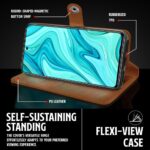 Shock Proof Flip Cover Back Case for Redmi Note 10 Lite | Magnetic Wallet Leather Case with Stand - Image 8