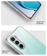 Transparent Back Cover Case for Itel A95 5G | Raised Bumps for Full Device & Camera Protection Shockproof TPU Silicone Back Case Mobile Cover Transparent - Image 5