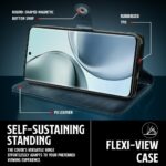 Shock Proof Flip Cover Back Case for Realme 14 Pro Plus 5G | Magnetic Wallet Leather Case with Stand - Image 8