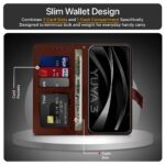 Shock Proof Flip Cover Back Case for Lava Yuva 3 5G | Magnetic Wallet Leather Case with Stand - Image 3