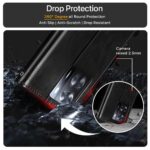 Shock Proof Flip Cover Back Case for Oppo A57 | Magnetic Wallet Leather Case with Stand - Image 4